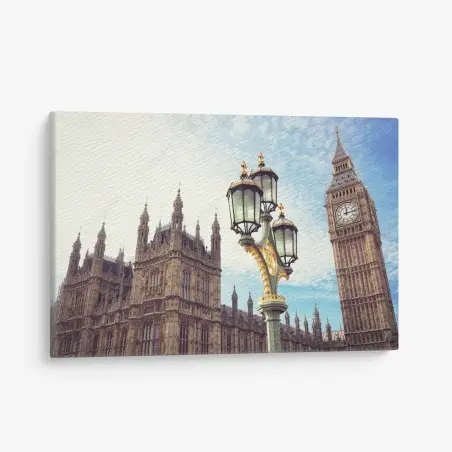 Leinwandbild Big Ben und Westminster-Palast in London – Pixers®
