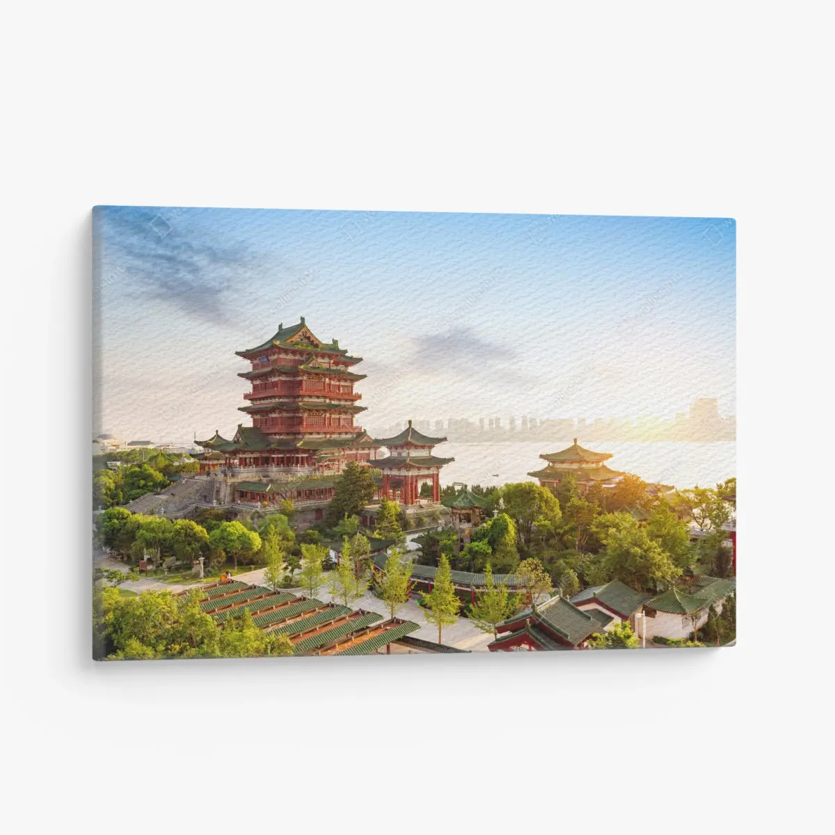 Leinwandbild Tengwang-Pavillon bei sonnenaufgang – Pixers®