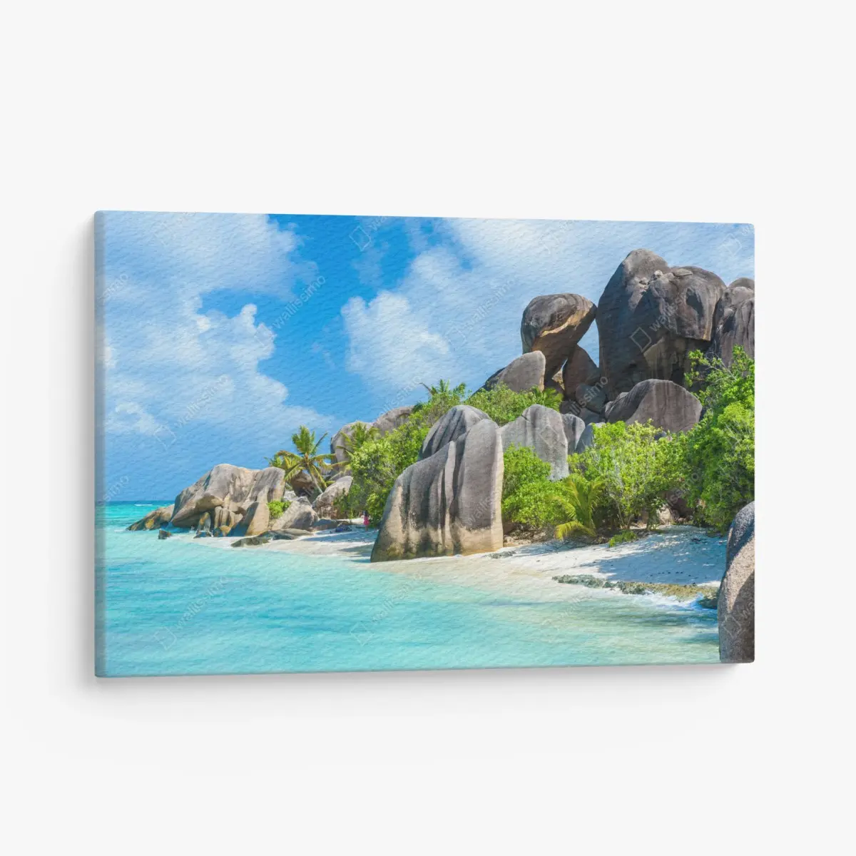 Leinwandbild strand Anse Source d'Argent, La Digue – Pixers®