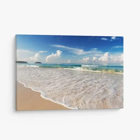 Leinwandbild strand Karon, Phuket morgendliche ruhe – Pixers®