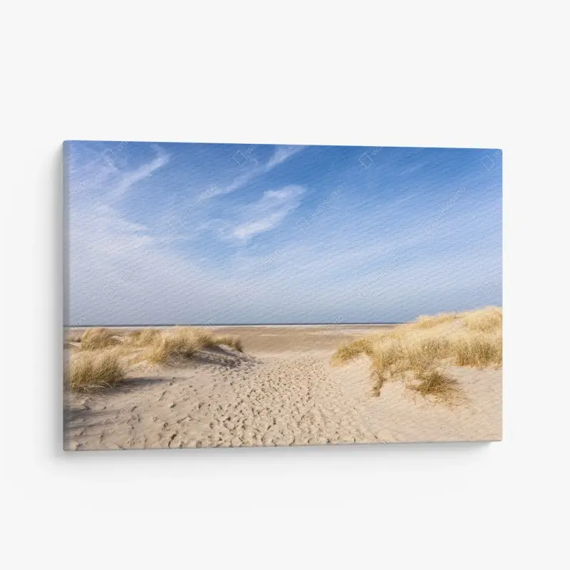Leinwandbild ruhige dünen an der deutschen küste