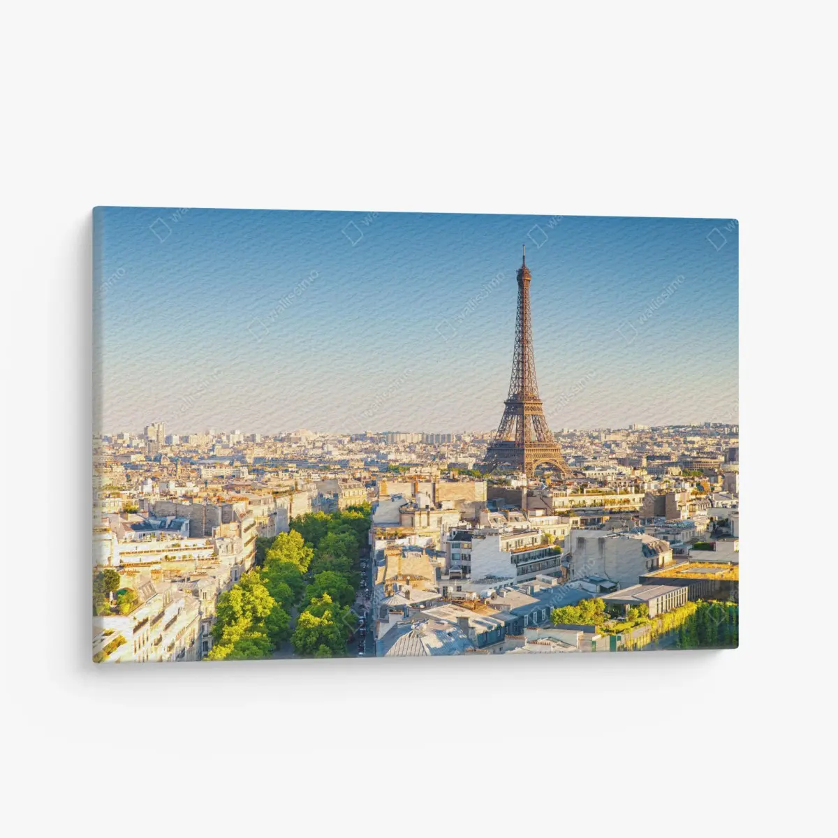 Leinwandbild Paris skyline mit dem Eiffelturm – Pixers®