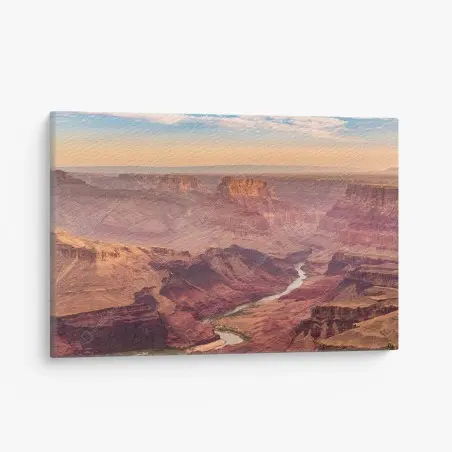 Leinwandbild Grand Canyon sonnenuntergang panorama – Pixers®