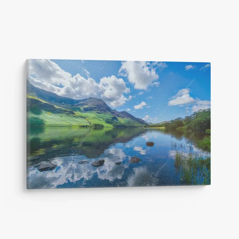 Leinwandbild ruhige bergspiegelungen im Lake District