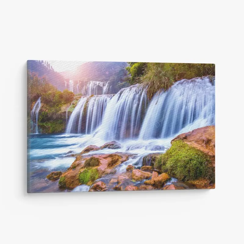 Leinwandbild Jiulong wasserfall in Luoping, China