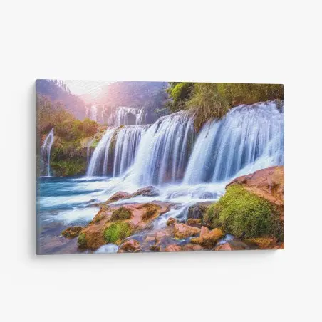 Leinwandbild Jiulong wasserfall in Luoping, China – Pixers®
