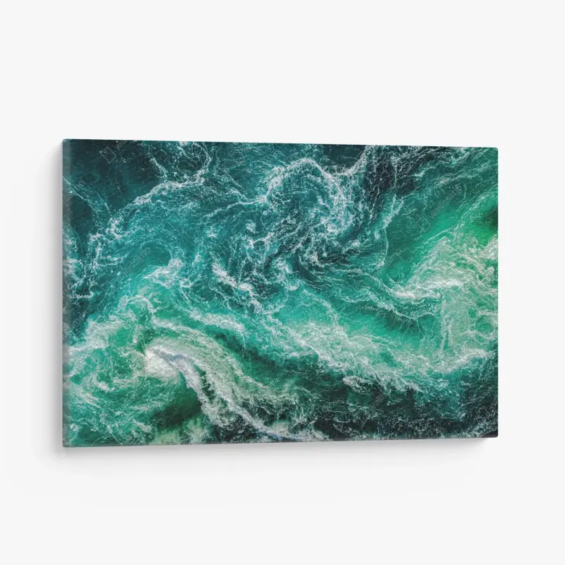 Leinwandbild maelstrom bei Saltstraumen, Norwegen