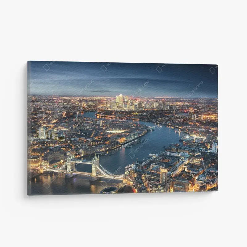 Leinwandbild nächtliche skyline von London