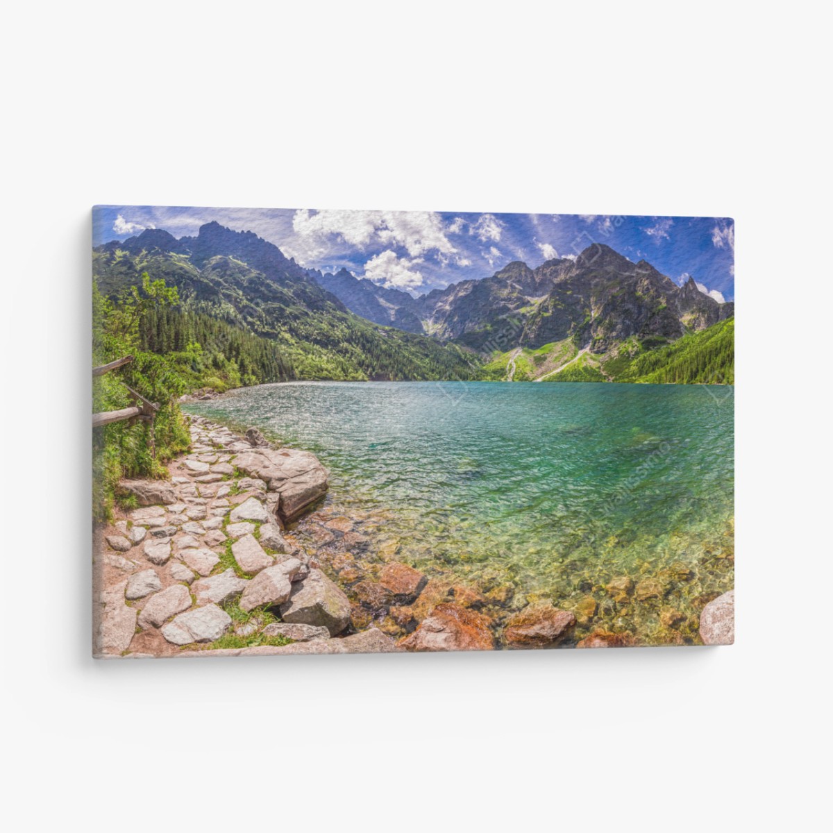Leinwandbild panorama Morskie Oko, Tatra – Pixers®