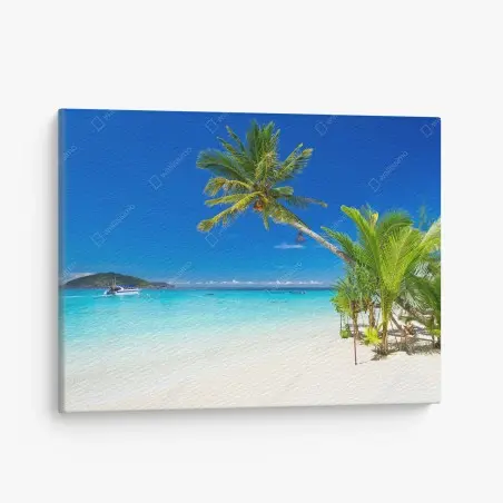 Leinwandbild tropischer strand in Thailand – Pixers®