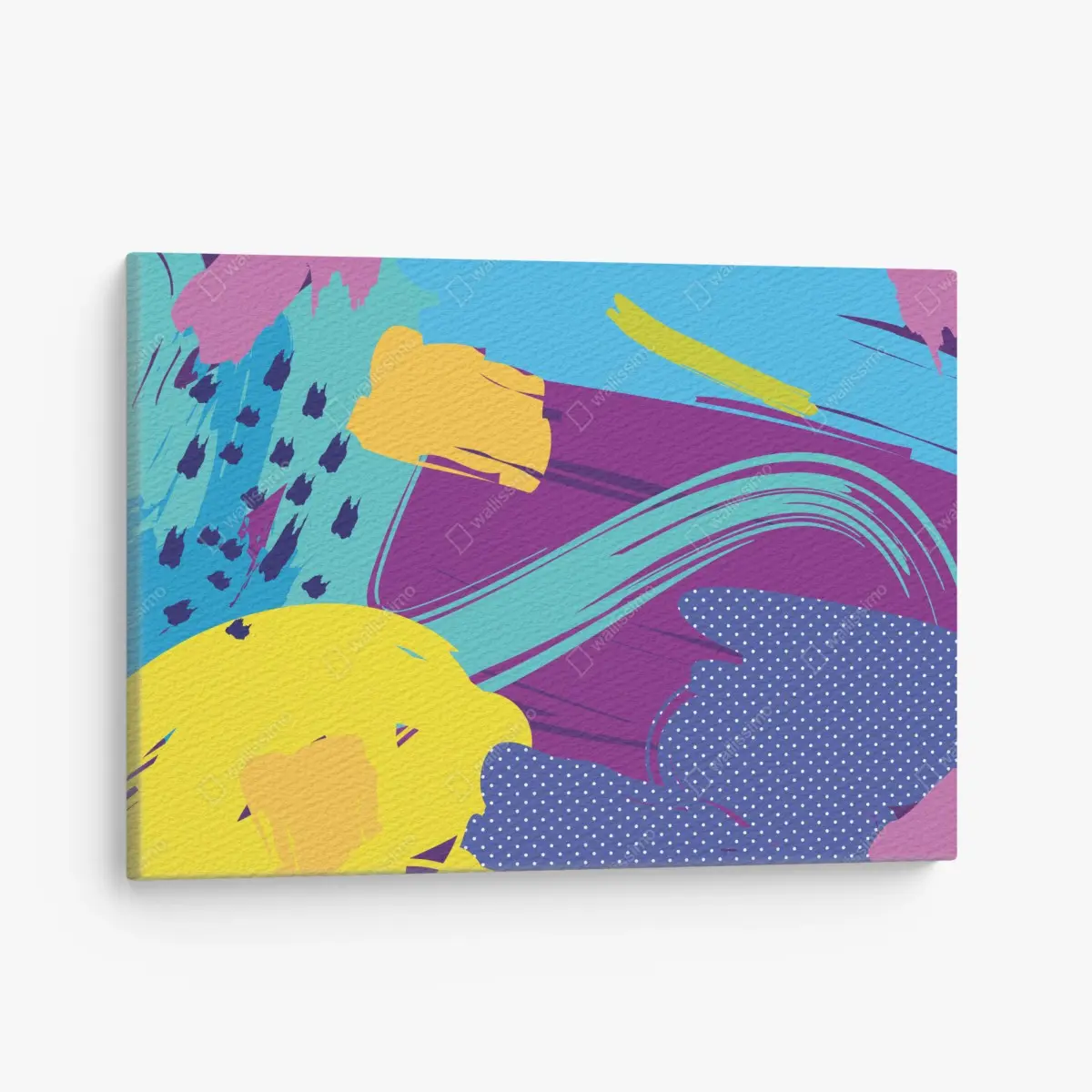 Leinwandbild lebendige abstrakte pop-art komposition – Pixers®