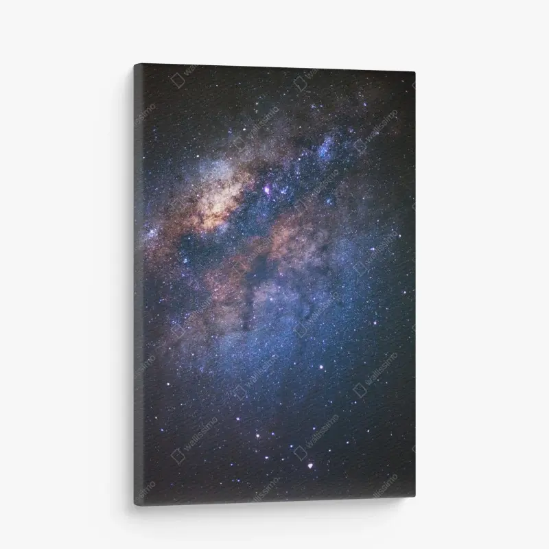 Leinwandbild milchstraße galaxie nachthimmel