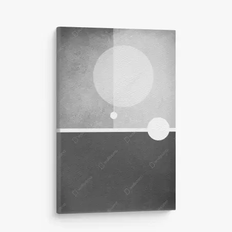 Leinwandbild minimalistische geometrische komposition – Pixers®