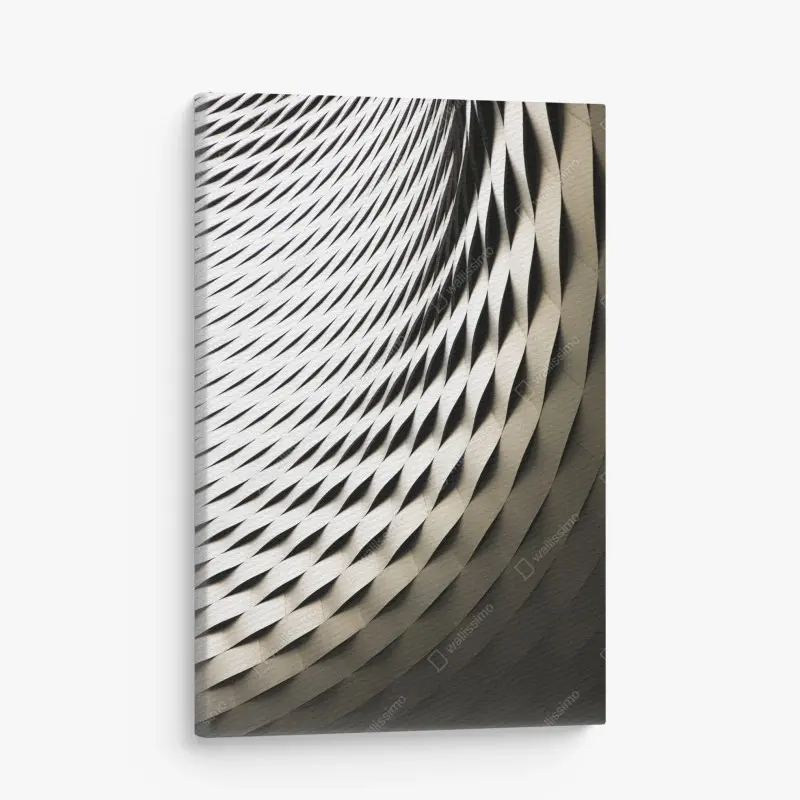 Leinwandbild modernes geometrisches architekturmuster