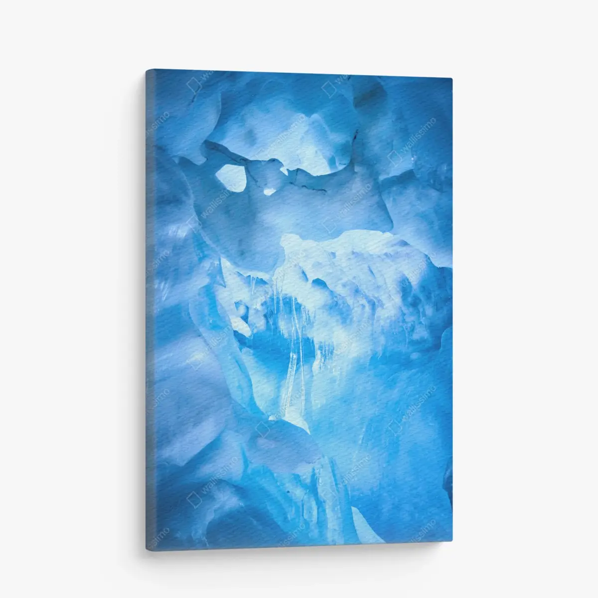 Leinwandbild ätherische blaue eishöhle – Pixers®