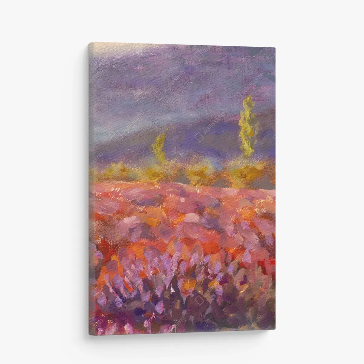 Leinwandbild Provence lavendelfeld gemälde – Pixers®