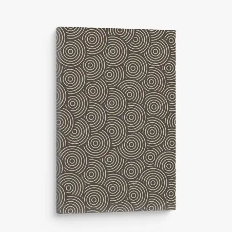 Leinwandbild retro konzentrische kreise muster – Pixers®