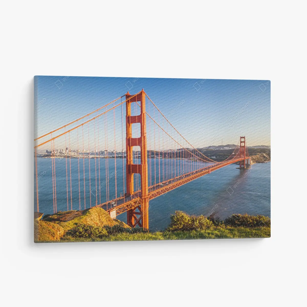Leinwandbild panoramablick auf die Golden Gate Bridge – Pixers®