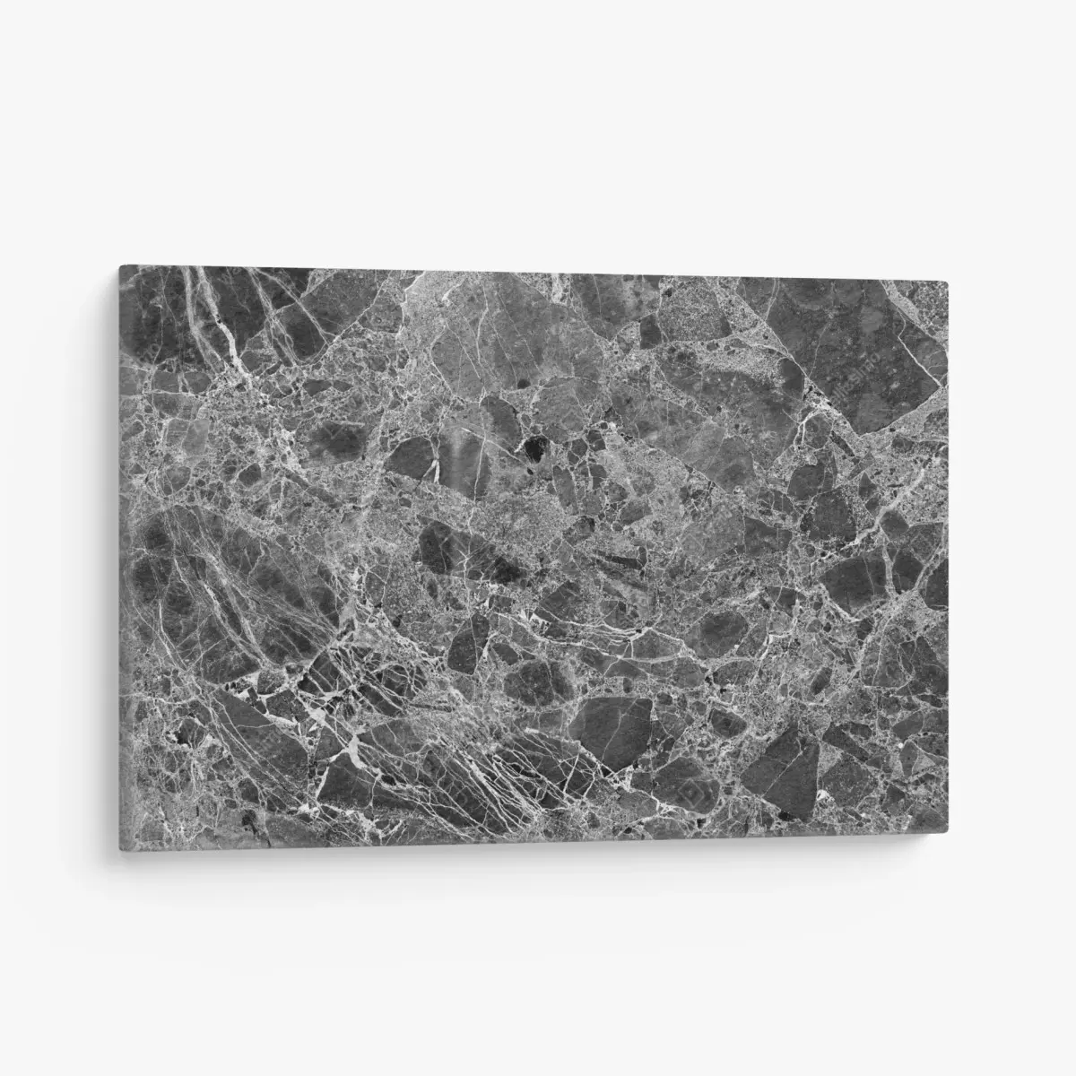 Leinwandbild monochrome marmortextur – Pixers®