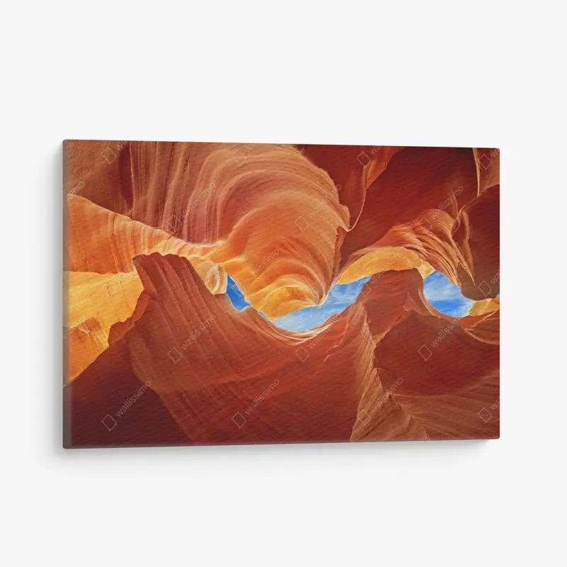 Leinwandbild Antelope Canyon geschwungene sandsteinformationen