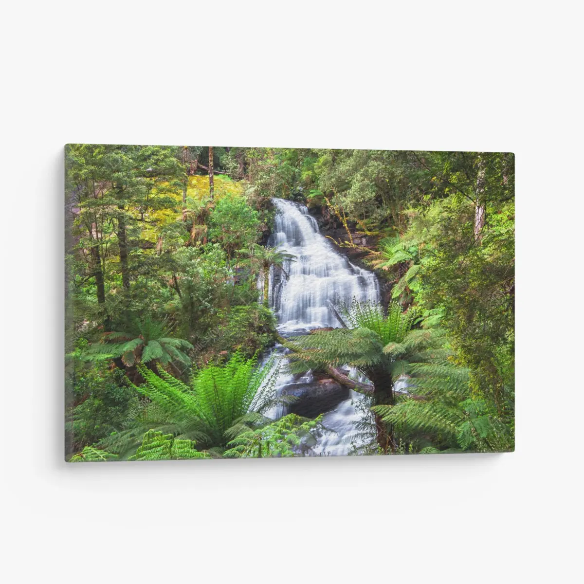 Leinwandbild Triplet Falls wasserfall im Great Otway National Park – Pixers®