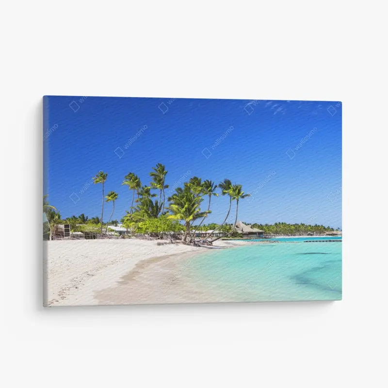 Leinwandbild tropischer strand in Cap Cana