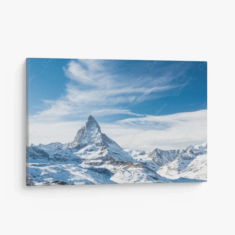 Leinwandbild majestätischer alpiner gipfel in den Alpen