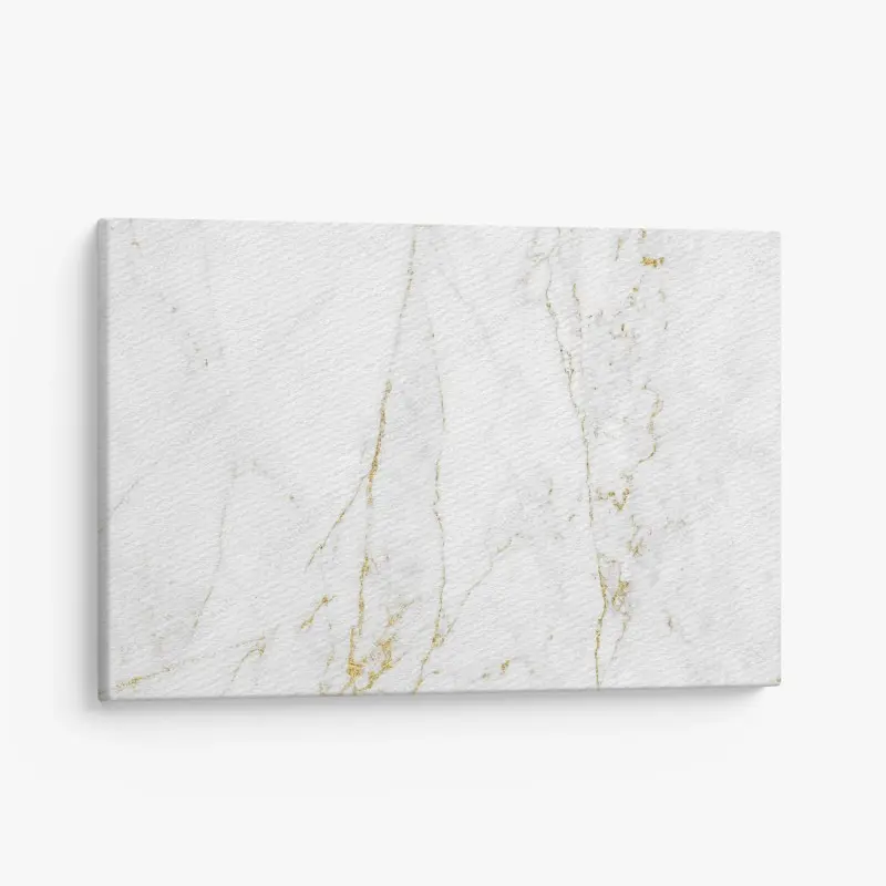 Leinwandbild weißer marmor mit goldenen adern