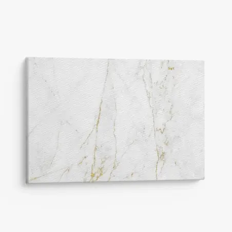 Leinwandbild weißer marmor mit goldenen adern – Pixers®