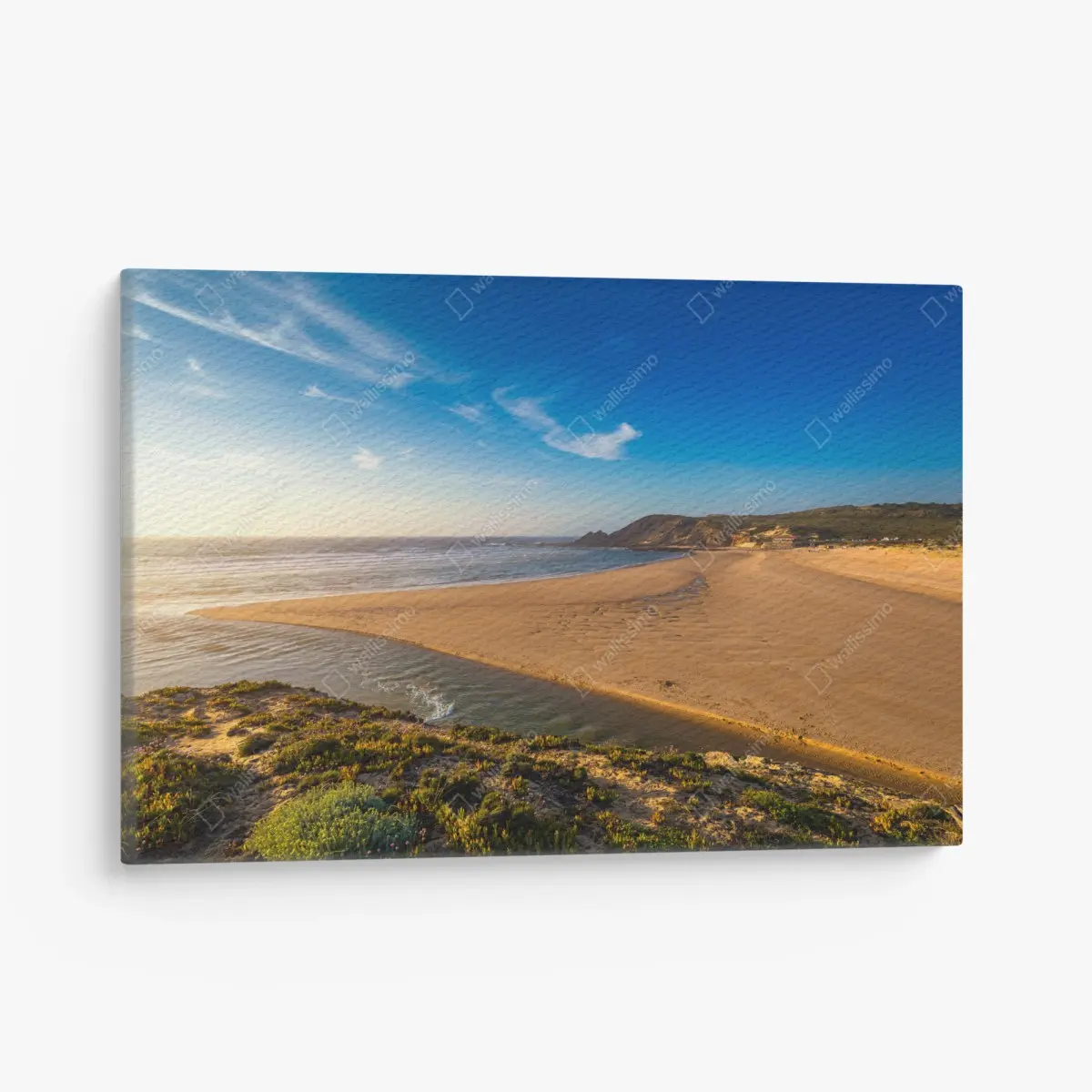 Leinwandbild Praia da Amoreira panoramablick – Pixers®
