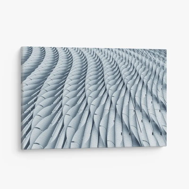 Leinwandbild abstraktes architektonisches fasadenmuster