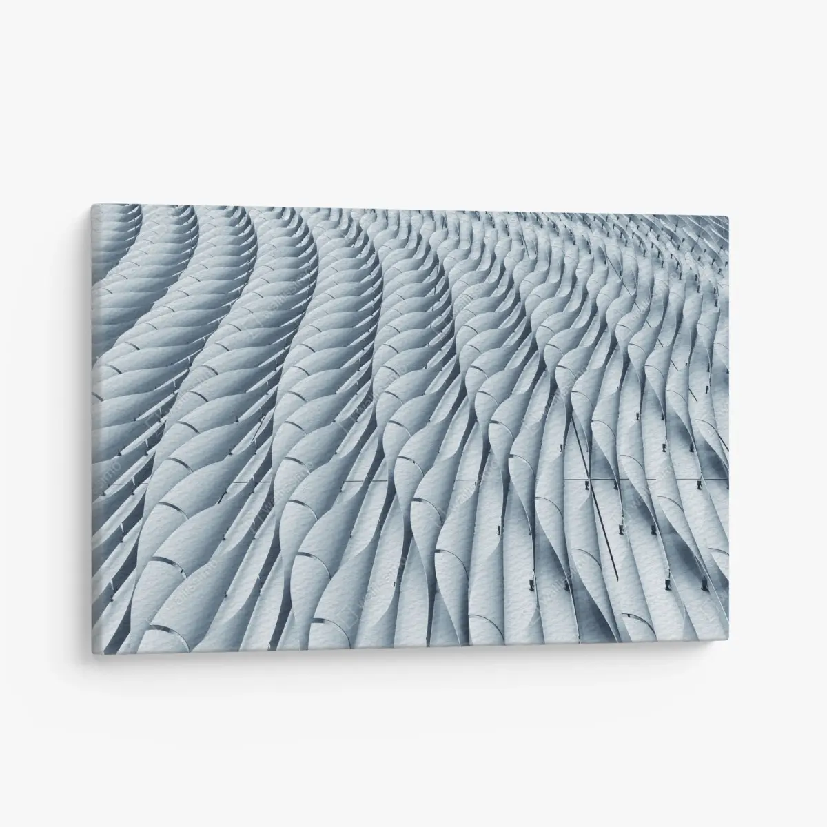 Leinwandbild abstraktes architektonisches fasadenmuster – Pixers®