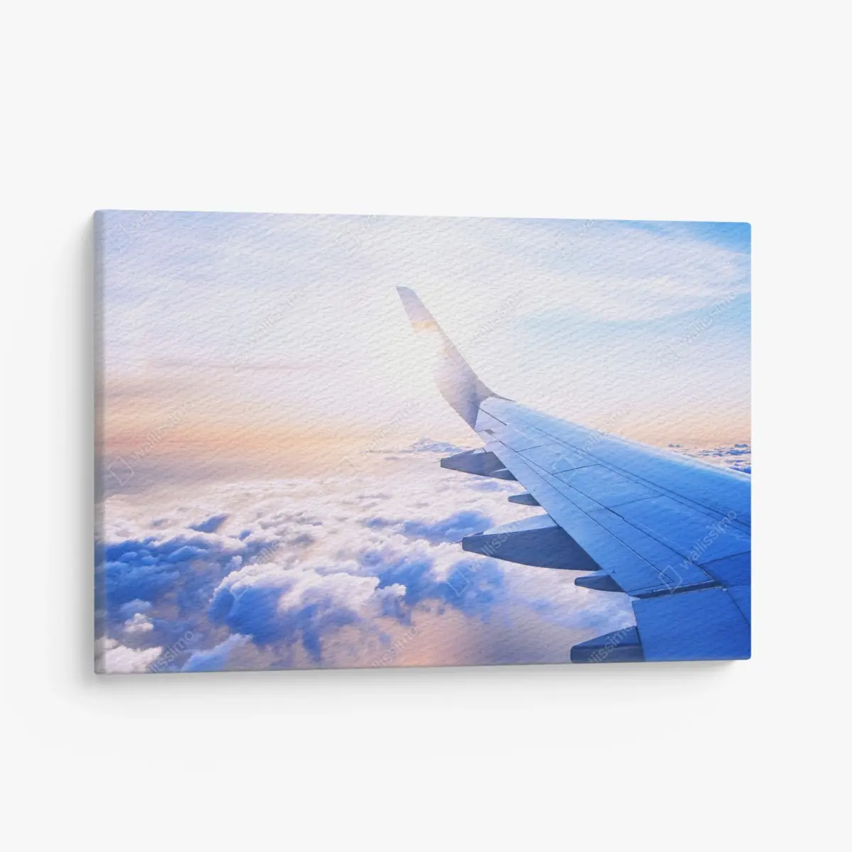 Leinwandbild über den wolken luftaufnahme – Pixers®