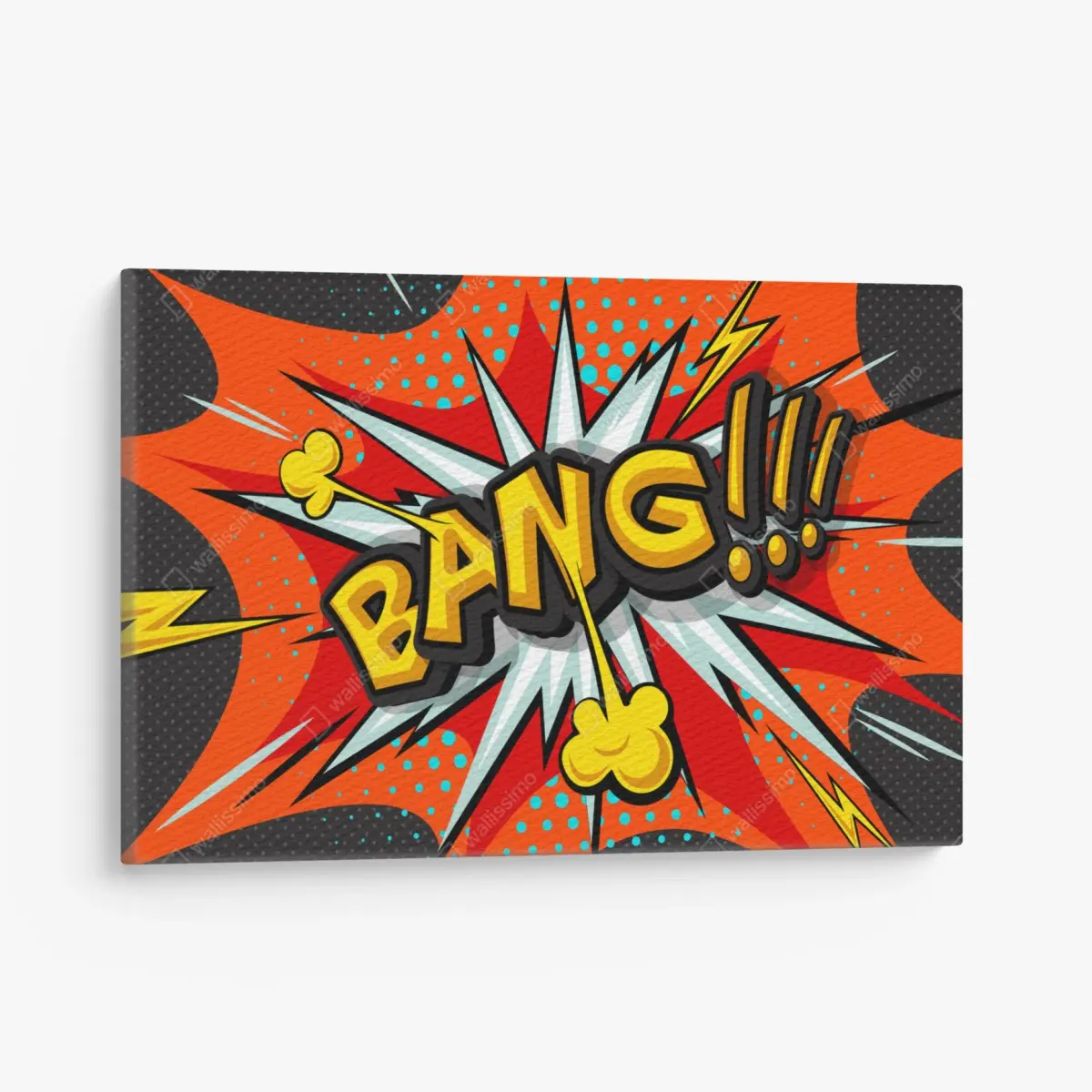 Leinwandbild comic-explosion im pop-art-stil – Pixers®