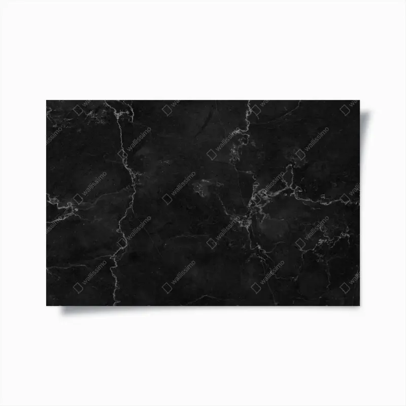 Poster schwarze marmortextur
