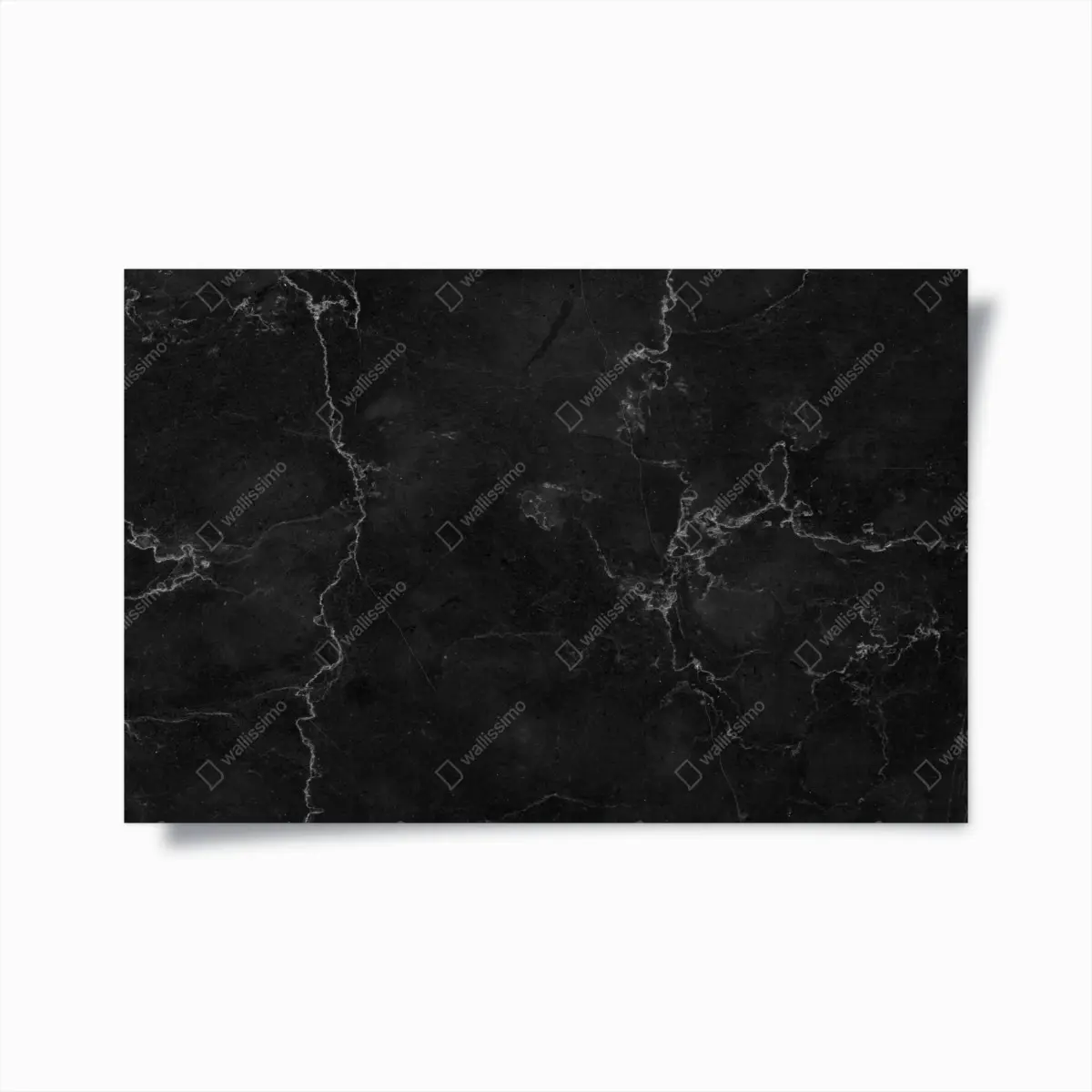 Poster schwarze marmortextur – Pixers®