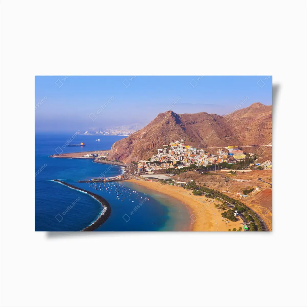 Poster strandmotiv Playa de Las Teresitas, Teneriffa – Pixers®