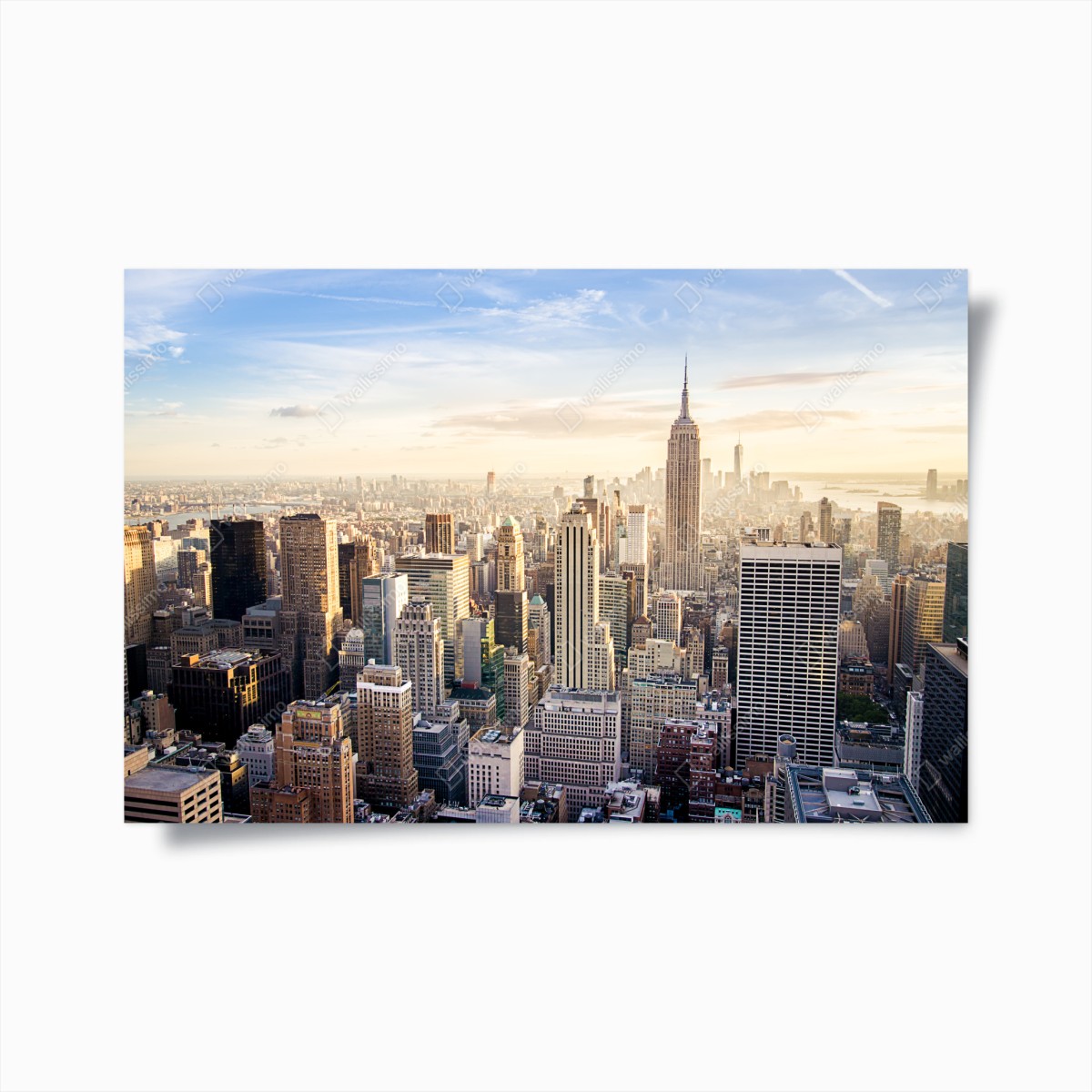 Poster New York skyline im morgenlicht – Pixers®