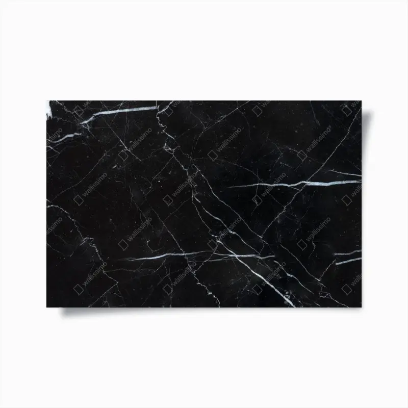 Poster schwarze marquina marmorstruktur für moderne interieur