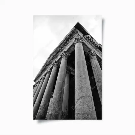 Poster majestätische säulen des Pantheon in Rom – Pixers®
