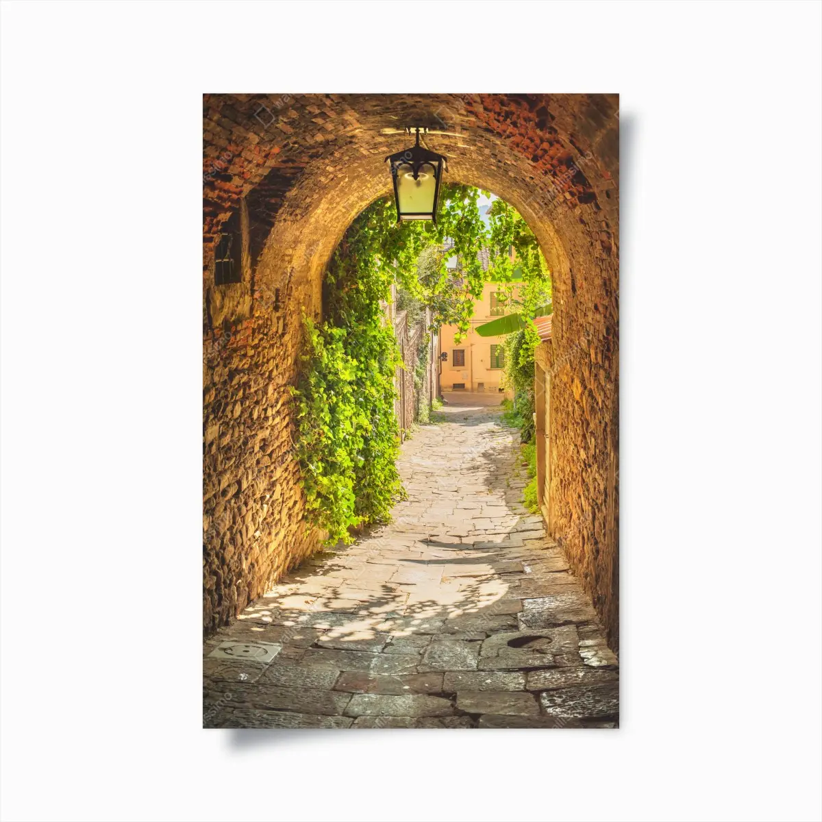 Poster sonnige gasse in der Toskana – Pixers®