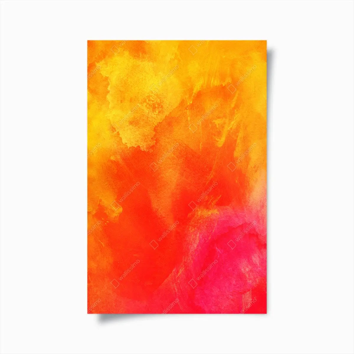 Poster lebendiger oranger abstrakter verlauf – Pixers®