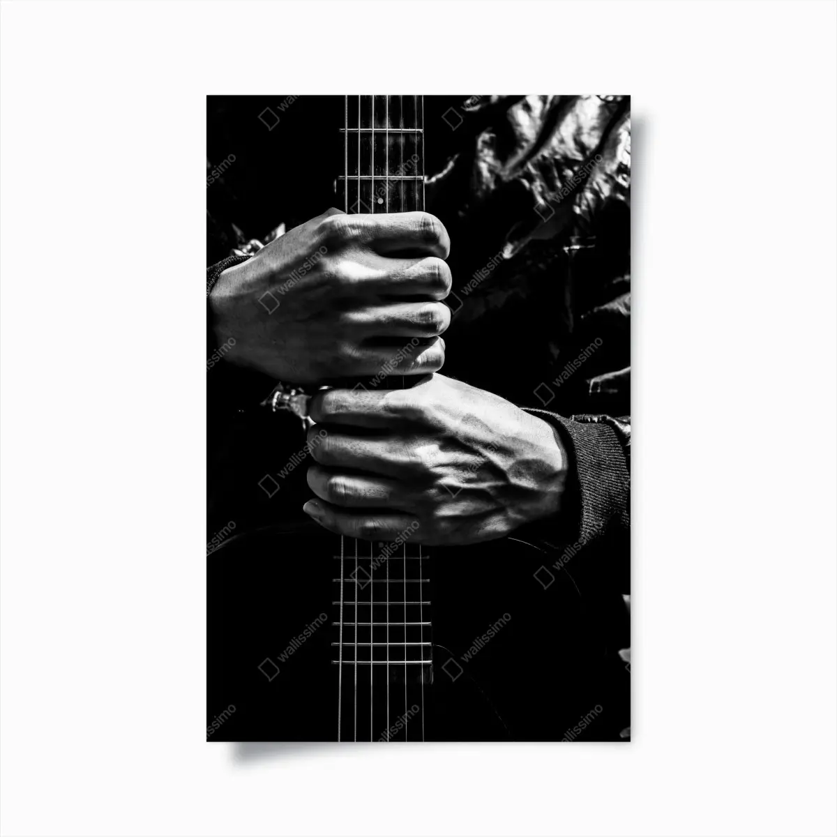 Poster hände am gitarrenhals – Pixers®