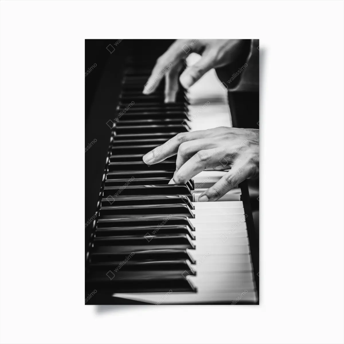 Poster hände am klavier in bewegung – Pixers®