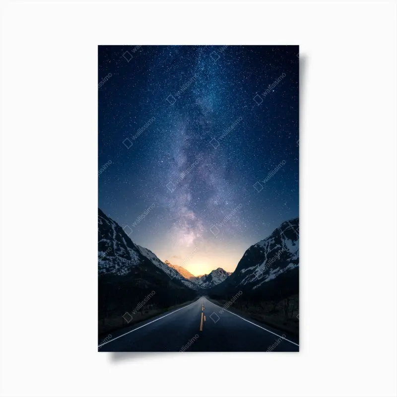 Poster weg zur milchstraße