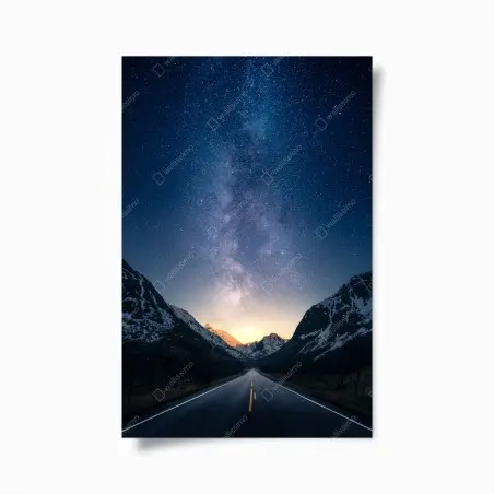Poster weg zur milchstraße – Pixers®