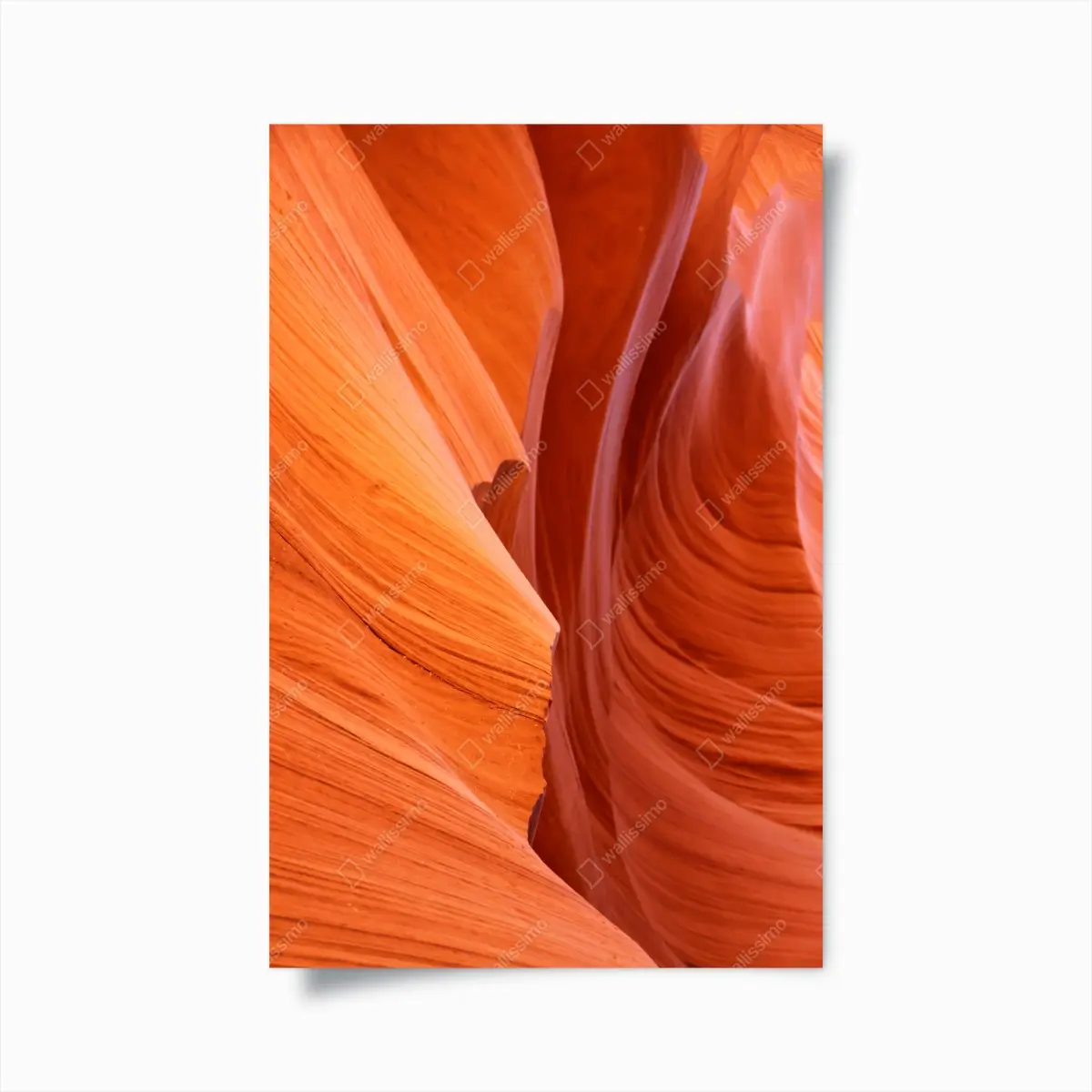Poster warmer sandstein schlucht abstrakt – Pixers®