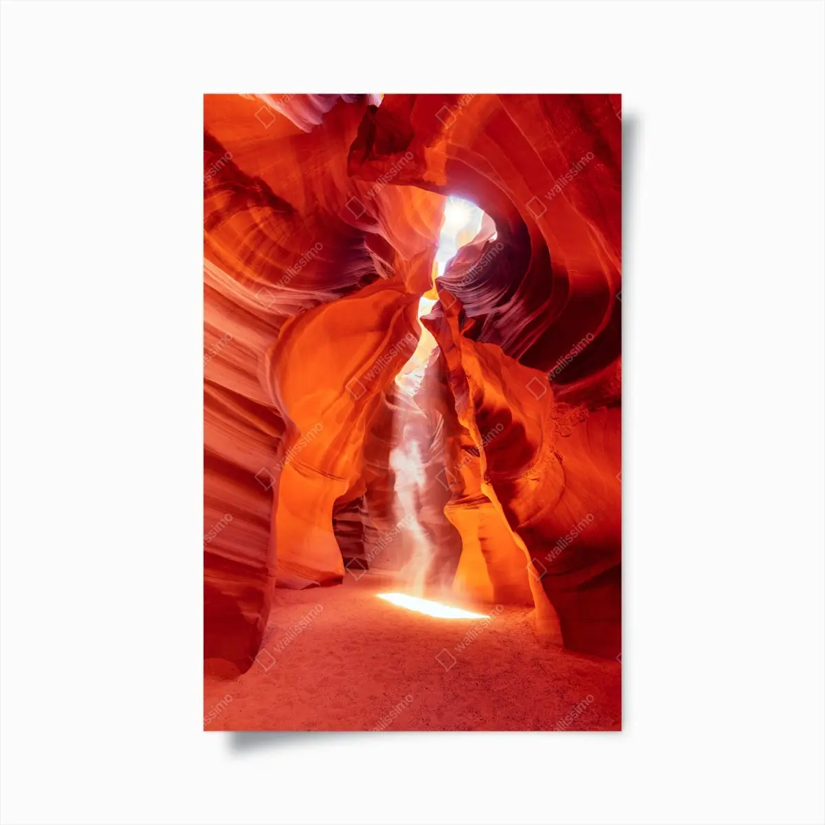 Poster sonnenstrahl in einer sandsteinschlucht – Pixers®