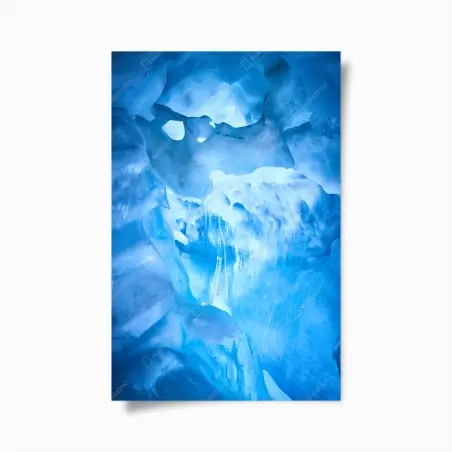 Poster ätherische blaue eishöhle – Pixers®