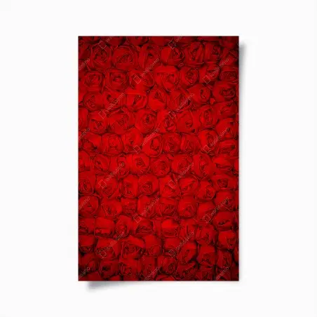 Poster endlose rote rosen – Pixers®